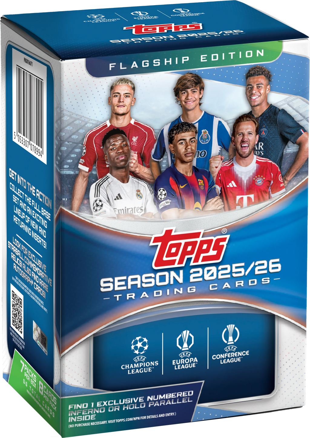 Topps 2025/26 UCC Club Competitions – Value Box