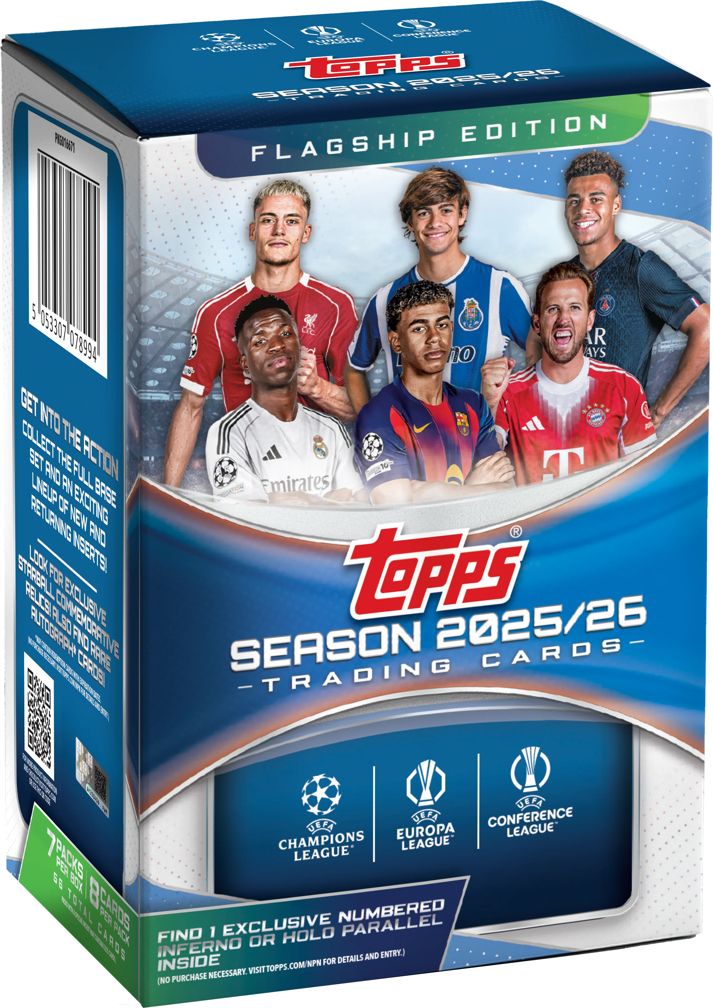 Topps 2025/26 UCC Club Competitions – Value Box